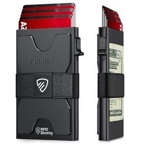 Slim Card Holder Wallet for Men, Minimalist RFID Blocking Wallet with
